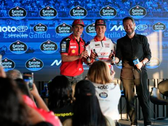 Diogo Moreira e Marc Márquez