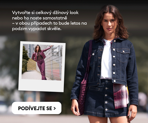 Vytvořte si celkový džínový look nebo ho noste samostatně – v obou případech to bude letos na podzim vypadat skvěle.
