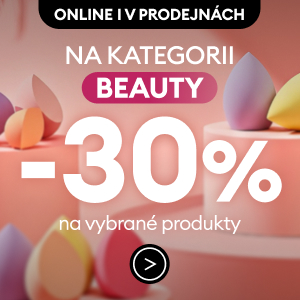  -30% NA KATEGORII BEAUTY na vybrané produkty. Při nákupu alespoň 2 produktů z celé nabídky s kódem omni30beauty. V prodejnách po naskenování aplikace.