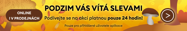  KAŽDÝ DEN nová akce - platí 24 hodin. Pouze pro přihlášené uživatele aplikace.