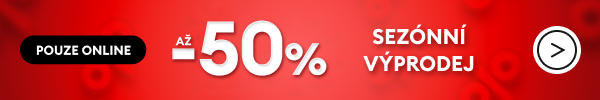  Sezónní Výprodej až -50% 