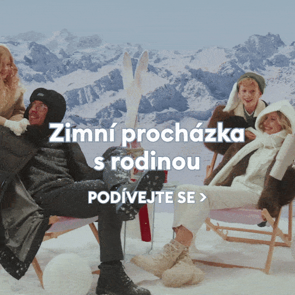 Zimní procházka s rodinou