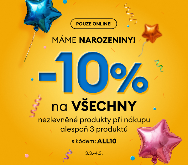 -10% NA VŠECHNY nezlevněné produkty