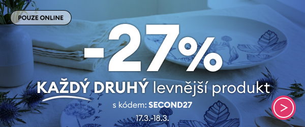 -27% na každý druhý levnější produkt