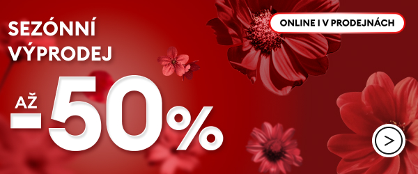 Sezónní Výprodej až -50% ❤️