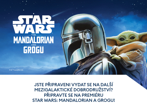 Jste připraveni vydat se na další mezigalaktické dobrodružství? Připravte se na premiéru Star Wars: Mandalorian a Grogu!
