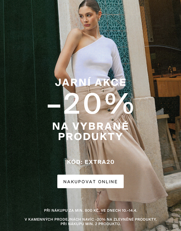 JARNÍ AKCE -20% NA VYBRANÉ PRODUKTY