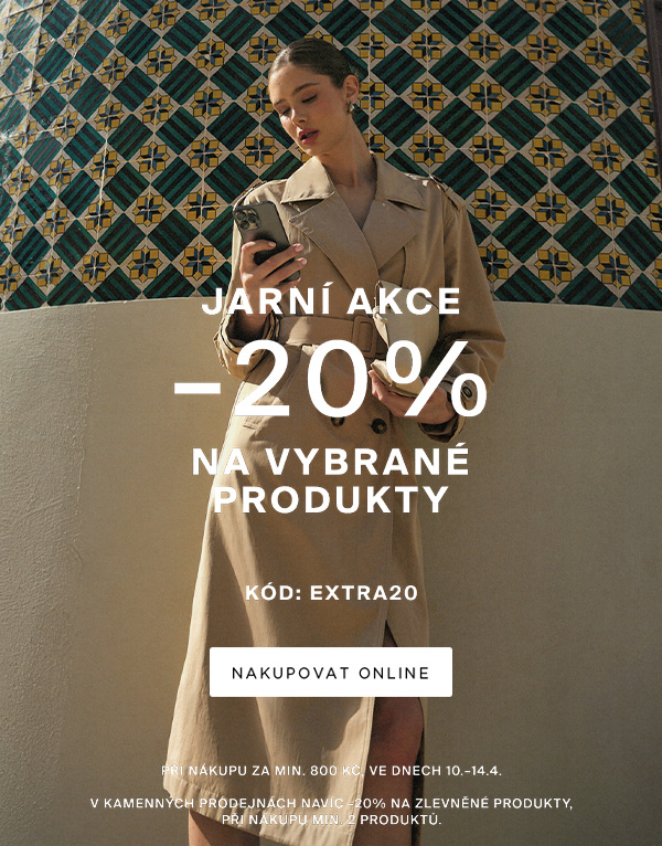 JARNÍ AKCE -20% NA VYBRANÉ PRODUKTY