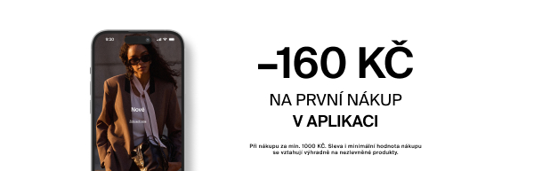Mobilní aplikace: –160 kč na první nákup