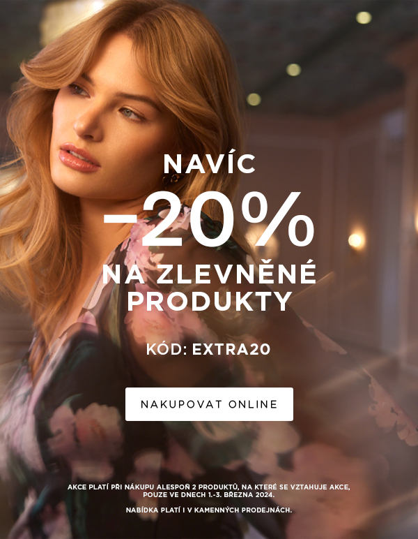 Speciální akce: -20% na zlevněné produkty