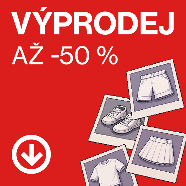 VÝPRODEJ AŽ DO -50 %