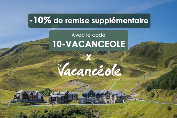 -10% de remise supplémentaire avec 10-VACANCEOLE