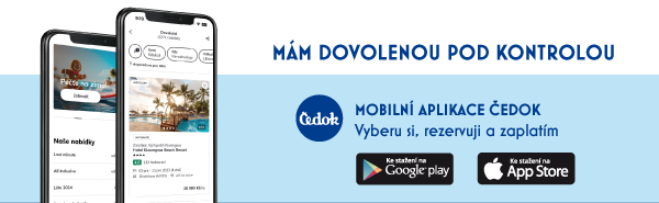 Mobilní aplikace Čedok