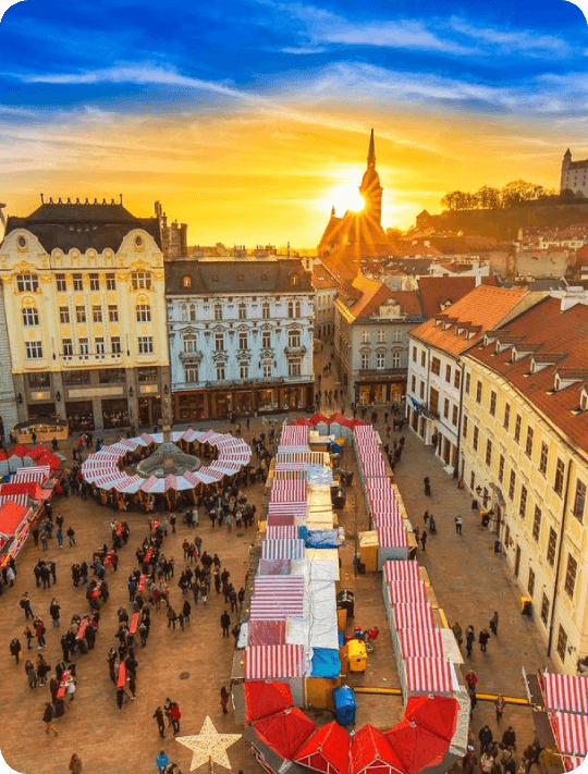 Adventní metropole na Dunaji - Bratislava, Budapešť a Vídeň