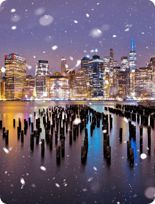 Předvánoční New York