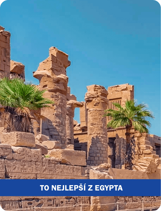 Egypt lodí po Nilu s pobytem u moře