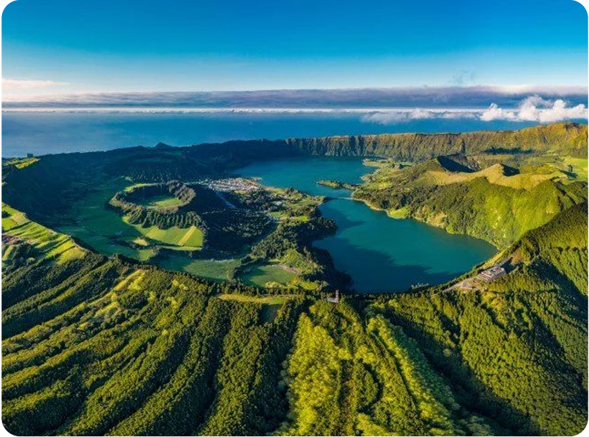 Turistika a koupání na Azorských ostrovech