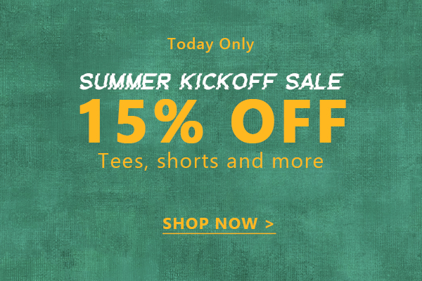 Save 15% on summer looks