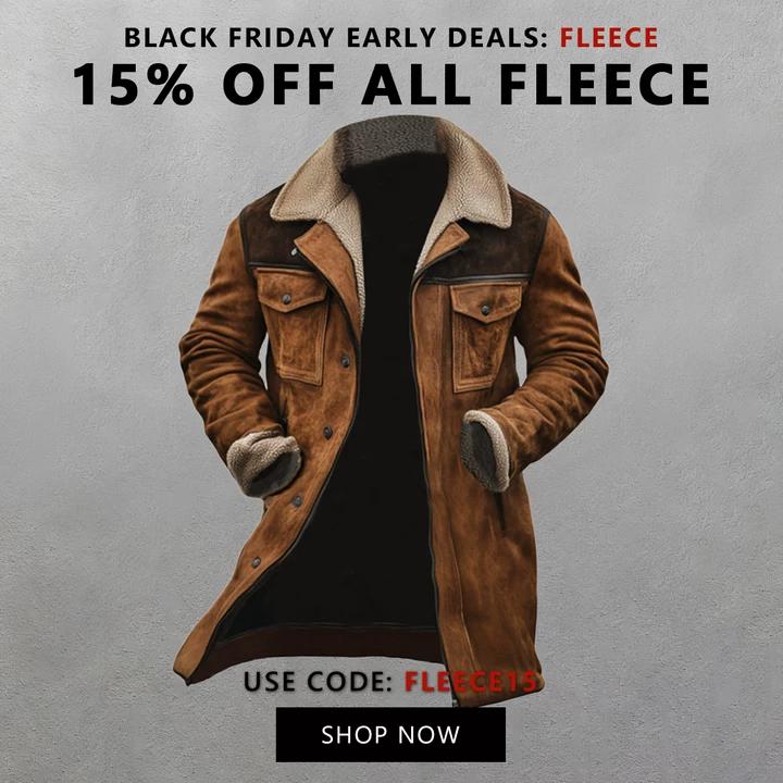 Black Friday Early Deals: 15% off all fleece. Cold weather? No problem!